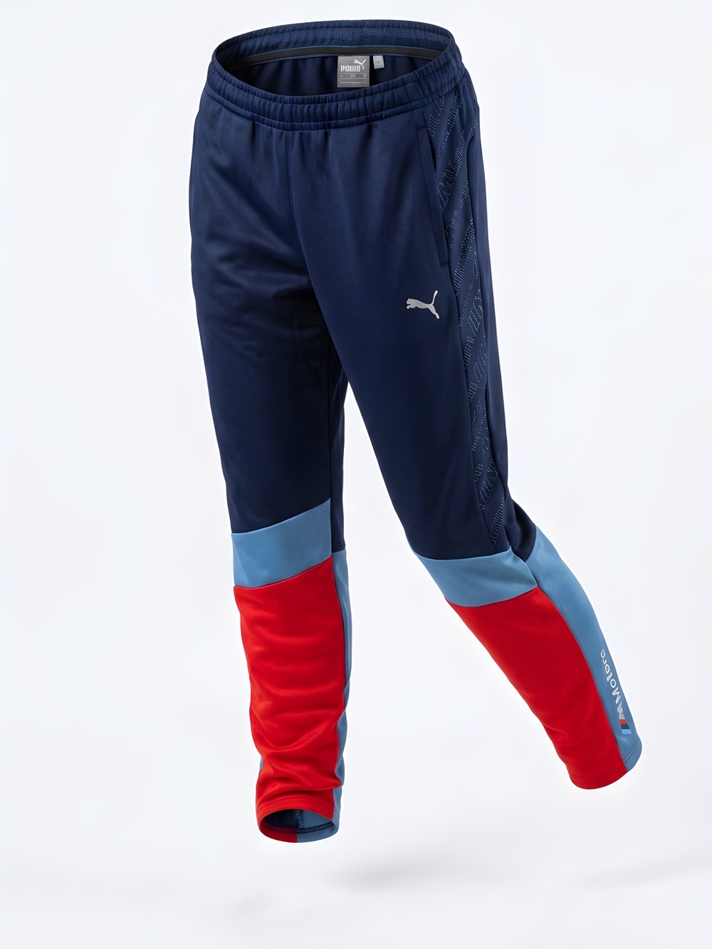 BMW Puma Blue and Red Athletic Pants